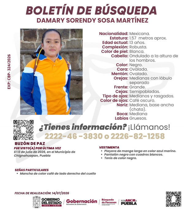 Damary Sorendy Sosa Mart&iacute;nez