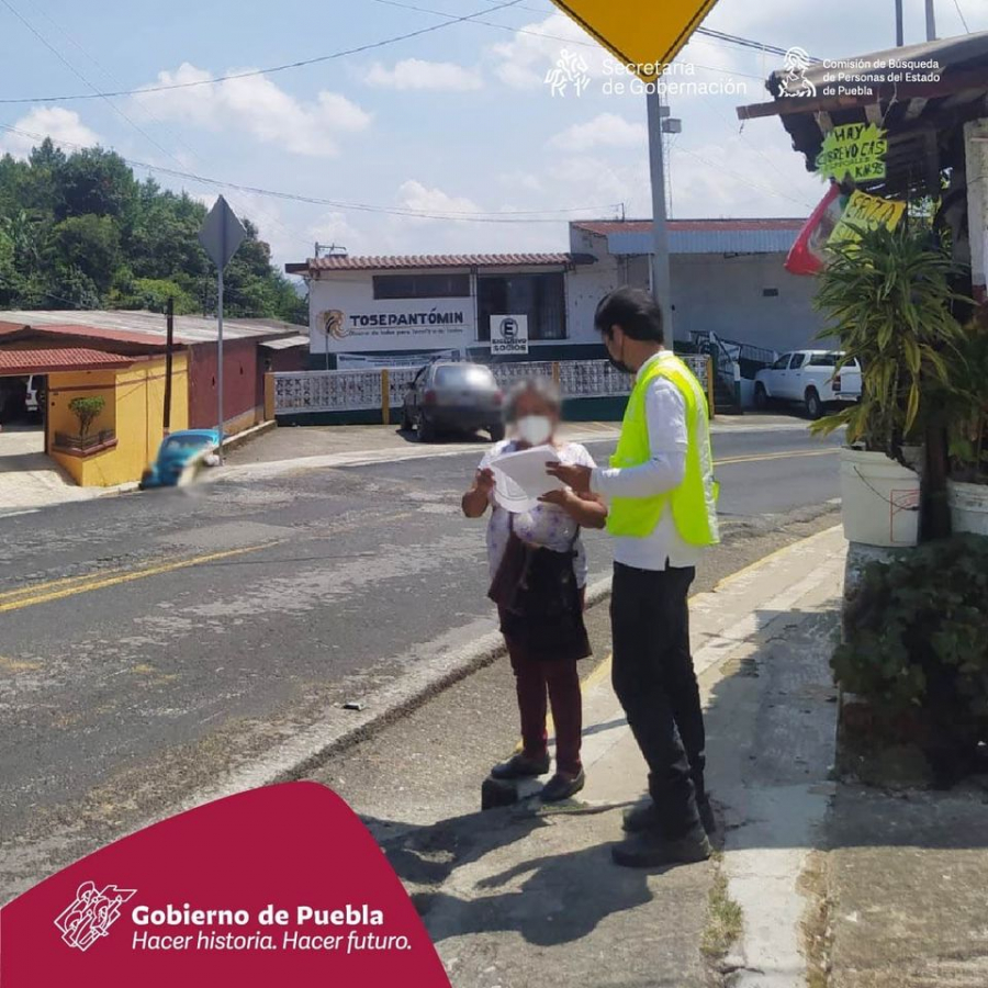 Esta mañana en colaboración con GN México y autoridades municipales de Teziutlán realizamos Acciones de Búsqueda de Personas Desaparecidas o No Localizadas.