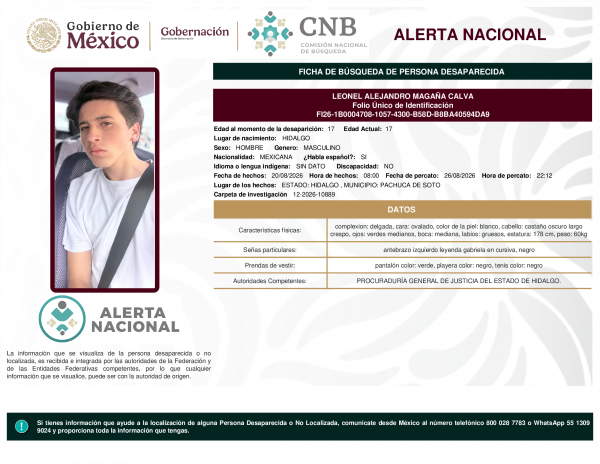 LEONEL ALEJANDRO MAGA&Ntilde;A CALVA