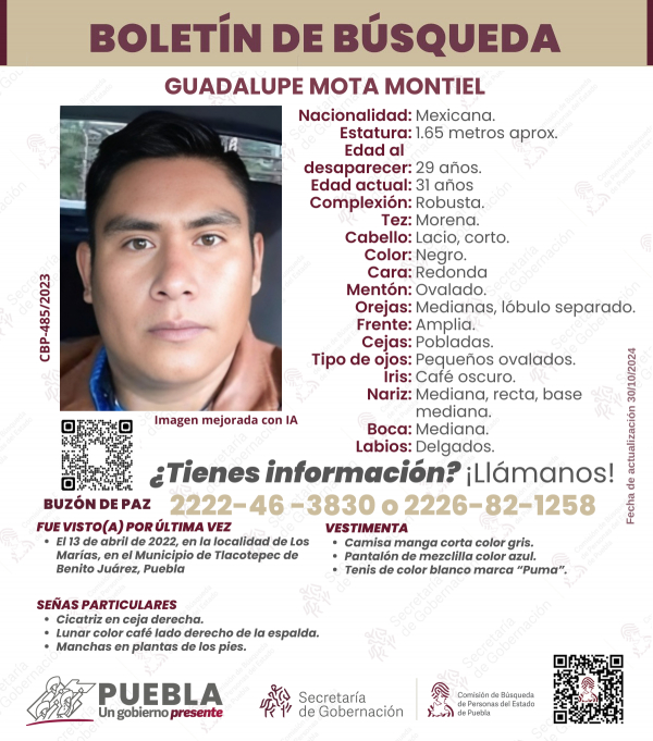 Guadalupe Mota Montiel - ACTUALIZACIÓN