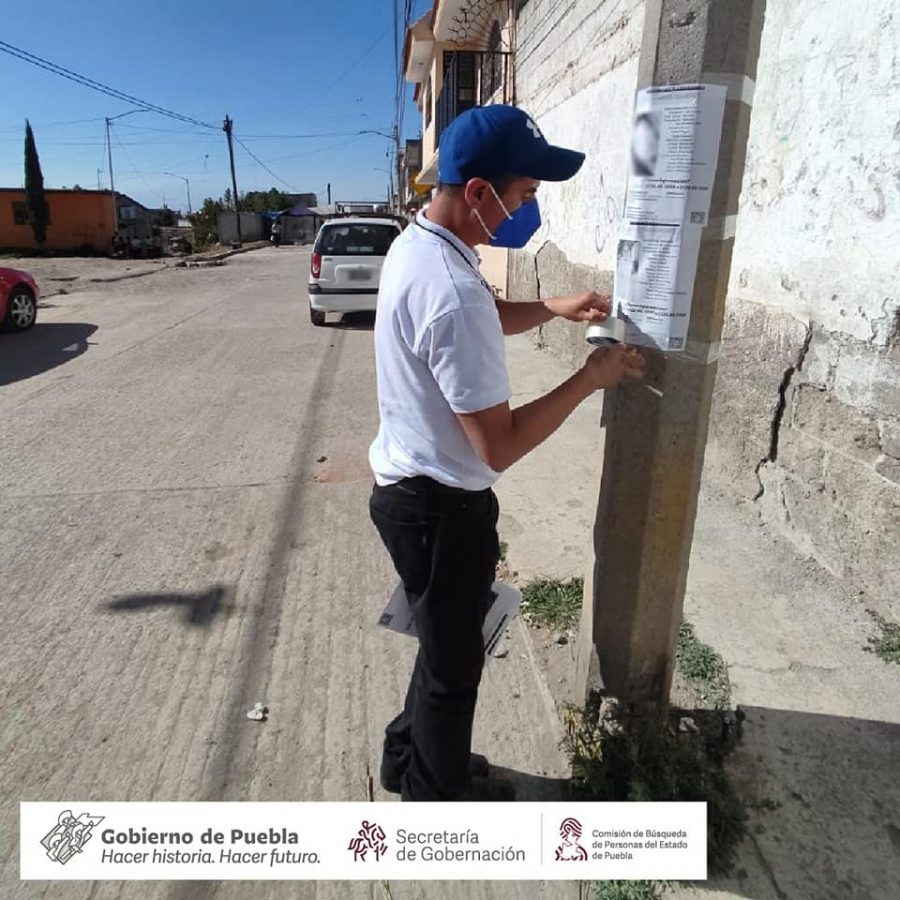 Como parte de nuestro trabajo realizamos Acciones de Búsqueda de Personas Desaparecidas o No Localizadas en la junta auxiliar San Pablo Xochimehuacán, Puebla, Puebla.