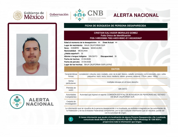 CRISTIAN SALVADOR MORALES GOMEZ