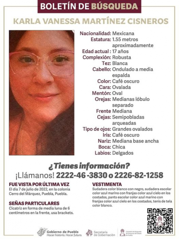 Karla Vanessa Martínez Cisneros.