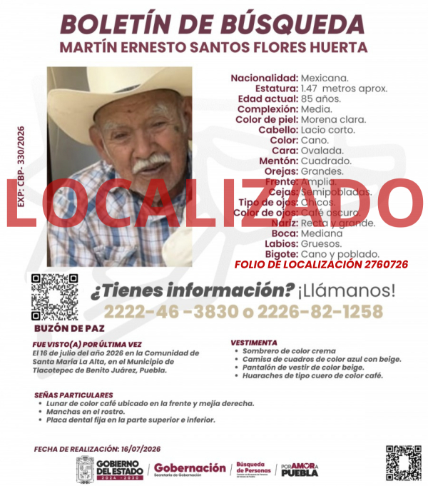 Mart&iacute;n Ernesto Santos Flores Huerta
