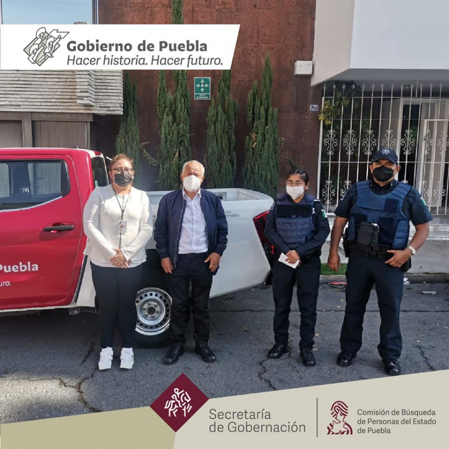 Esta mañana realizamos Acciones de Búsqueda de Personas Desaparecidas o No Localizadas en la unidad habitacional Loma Bella y fraccionamiento Misión San José de la ciudad de Puebla.