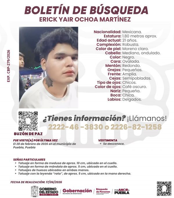 Erick Yair Ochoa Mart&iacute;nez