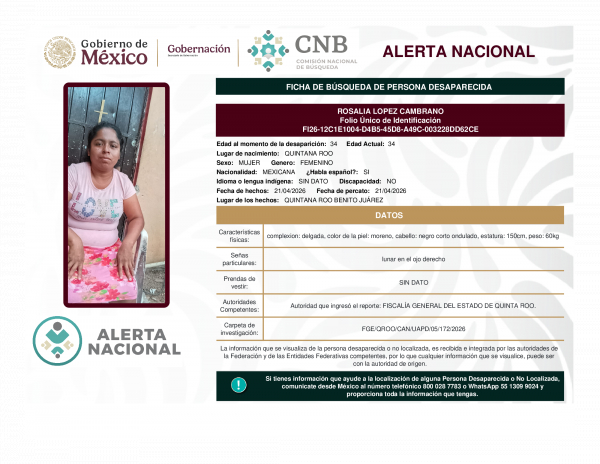 ROSALIA LOPEZ CAMBRANO