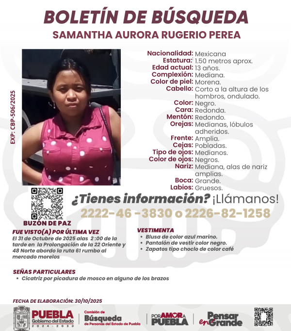 Samantha Aurora Rugerio Perea