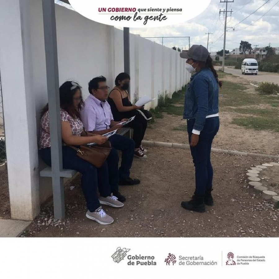 Esta mañana realizamos Acciones de Búsqueda de Personas Desaparecidas  o No Localizadas en el municipio de Amozoc, Puebla.
