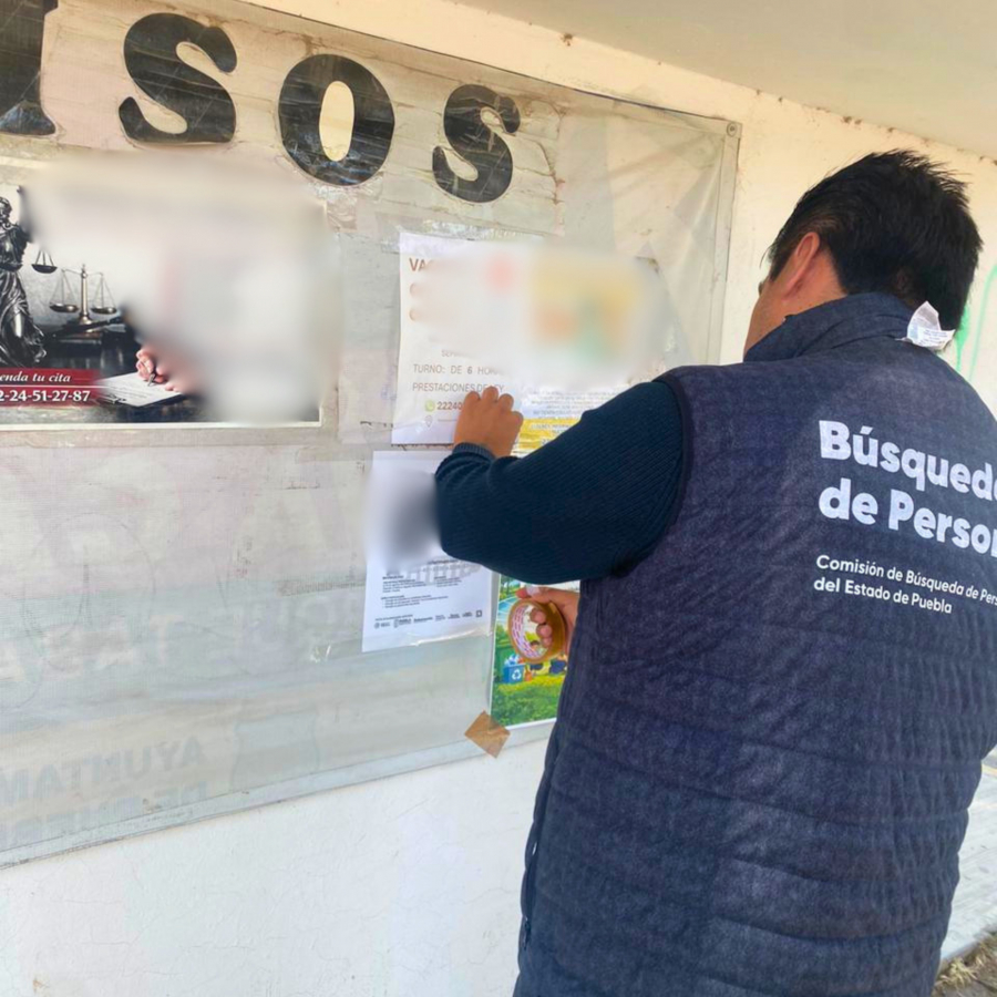 Como parte de nuestro trabajo realizamos Acciones de B&uacute;squeda de Personas Desaparecidas en el Municipio de Puebla, en coordinaci&oacute;n con autoridades Federales, Estatales, Municipales y familiares