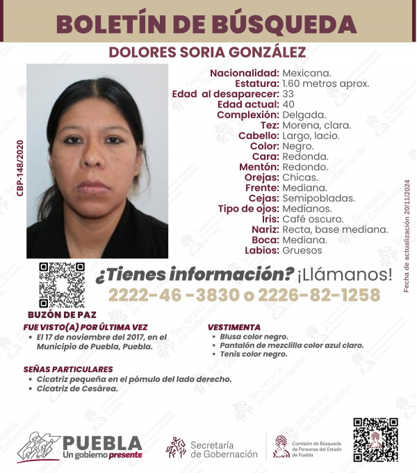 Dolores Soria González ACTUALIZACIÓN