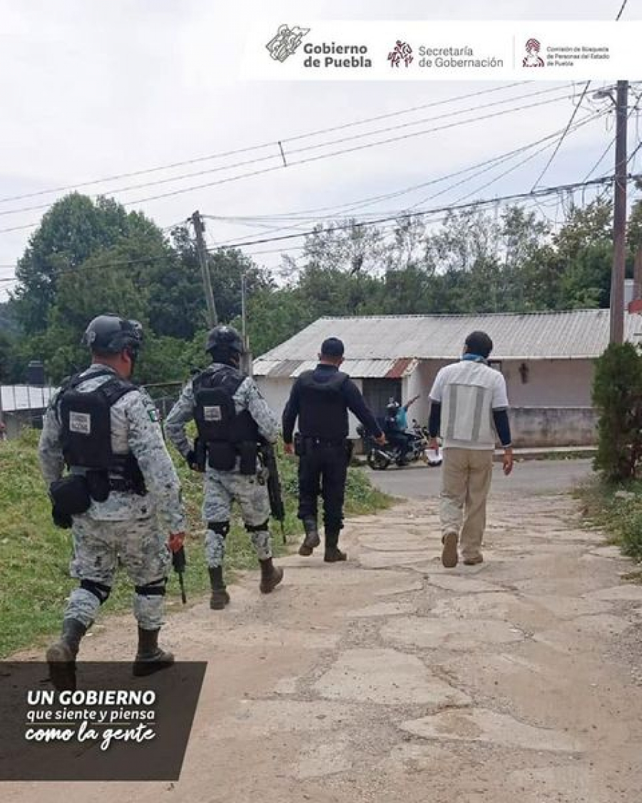 Como parte de nuestro trabajo y en coordinación con Guardia Nacional, Secretaría de Seguridad Pública se realizaron Acciones de Búsqueda de Personas Desaparecidas en el municipio de Teziutlán.