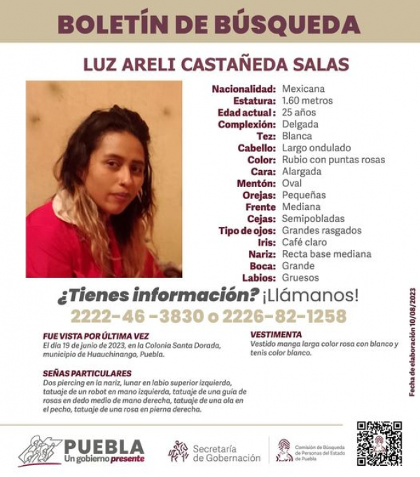 Luz Areli Castañeda Salas.