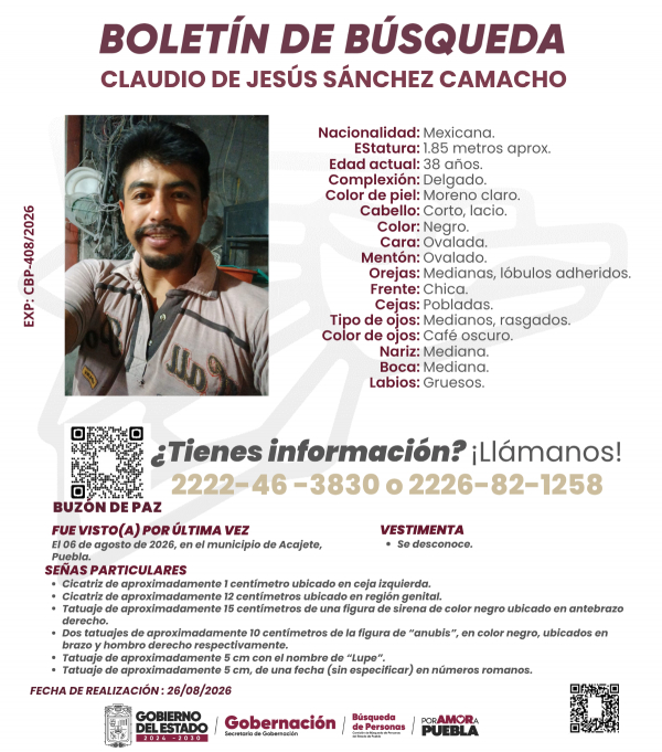 Claudio de Jes&uacute;s S&aacute;nchez Camacho