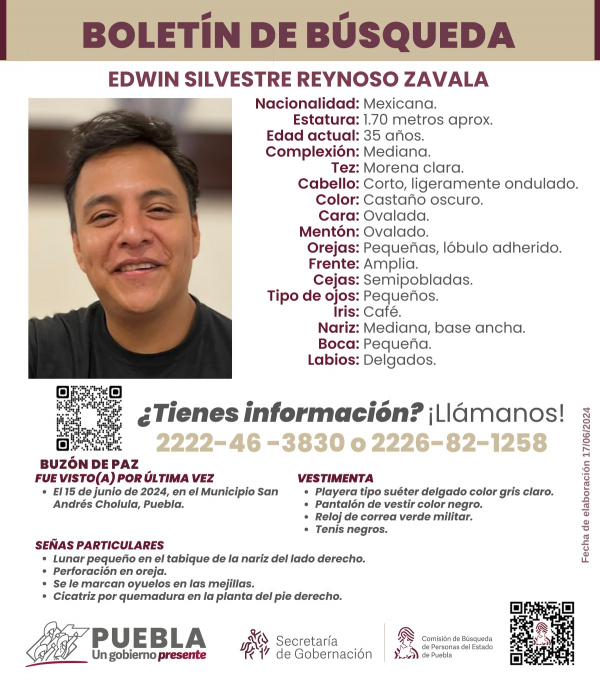 Edwin Silvestre Reynoso Zavala