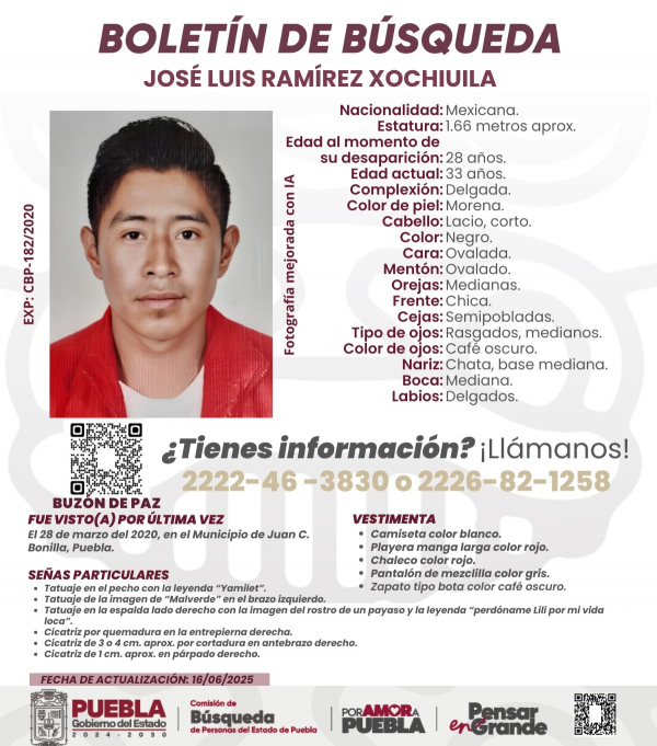 José Luis Ramírez Xochiuila - ACTUALIZACIÓN