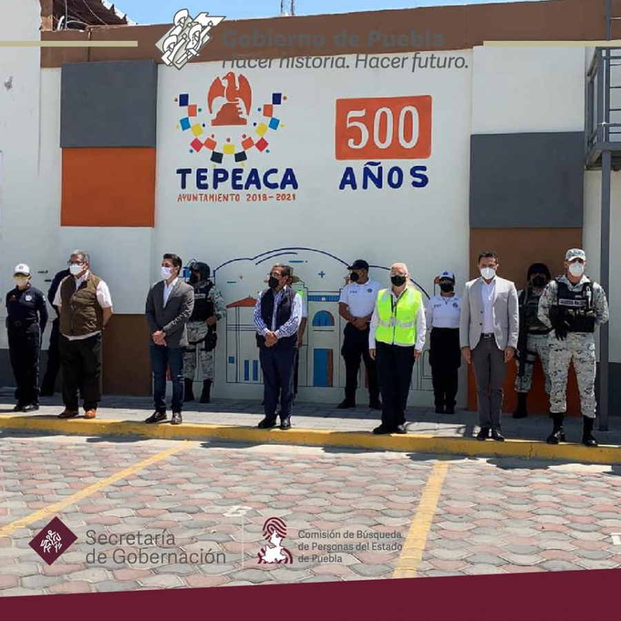 Realizamos Acciones de Búsqueda de Personas Desaparecidas y No Localizadas en el municipio de Tepeaca.