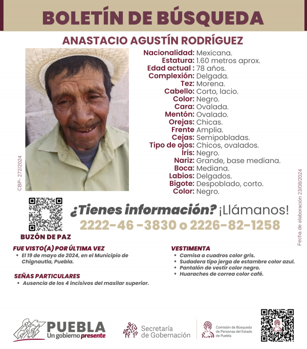 Anastacio Agustín Rodríguez - ACTUALIZACIÓN