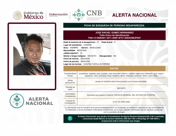 JOSE RAFAEL GOMEZ HERNANDEZ