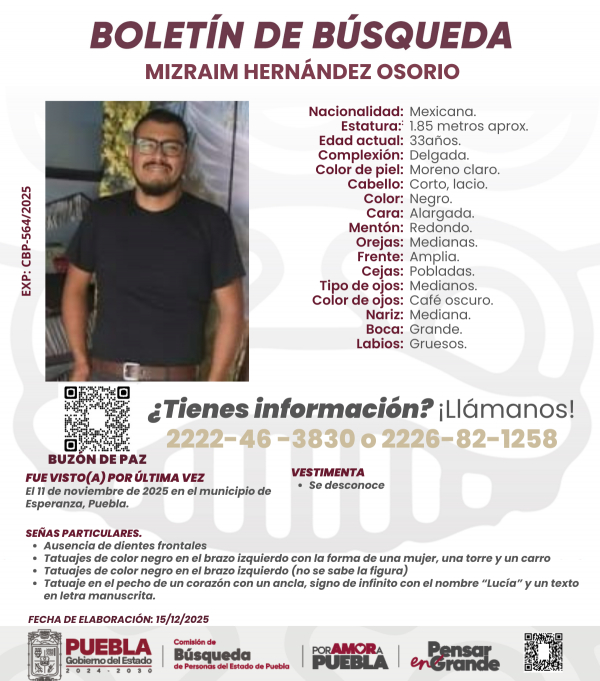 Mizraim Hern&aacute;ndez Osorio
