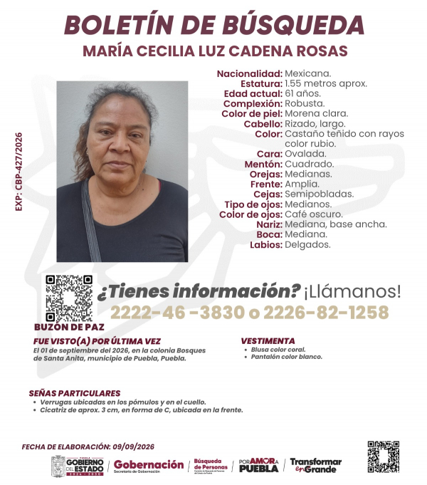 Mar&iacute;a Cecilia Luz Cadena Rosas