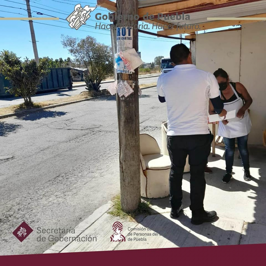 Como parte del trabajo que realizamos, se llevaron a cabo Acciones de Búsqueda de Personas Desaparecidas y No Localizadas en los Infonavit La Margarita y San Aparicio, Puebla.
