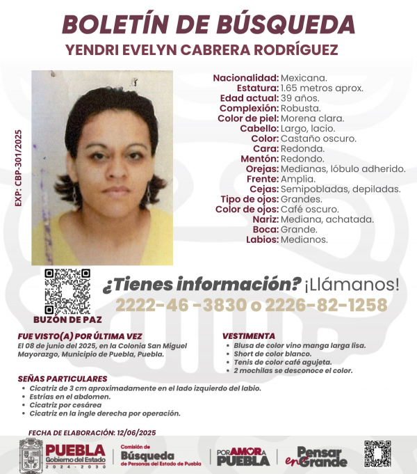 Yendri Evelyn Cabrera Rodríguez