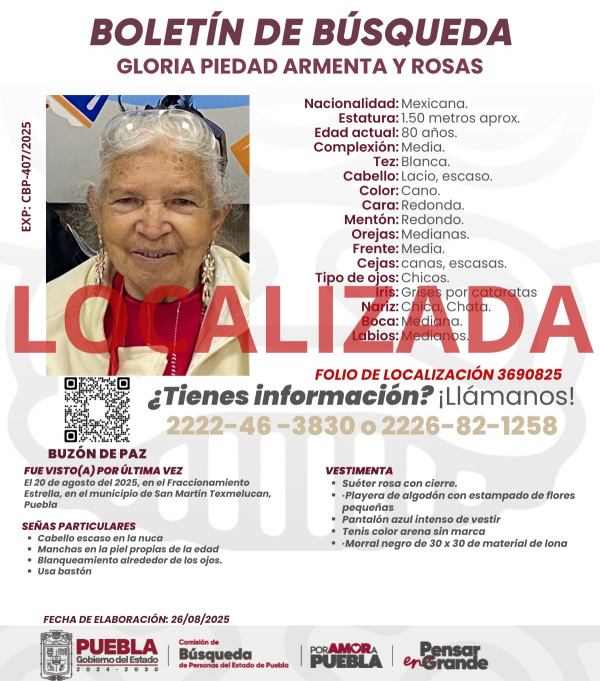 Gloria Piedad Armenta y Rosas