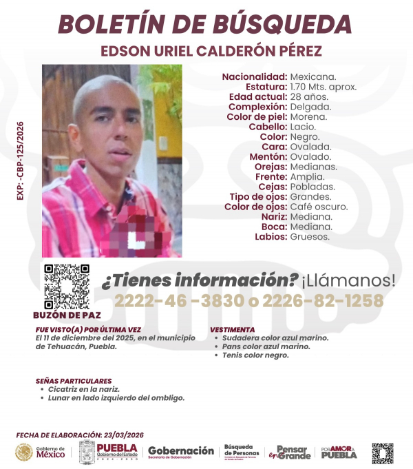 Edson Uriel Calder&oacute;n P&eacute;rez