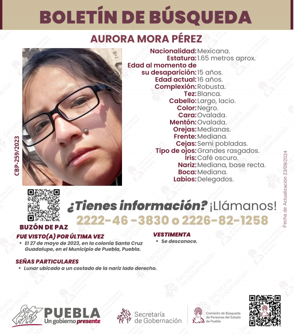 Aurora Mora Pérez - ACTUALIZACIÓN