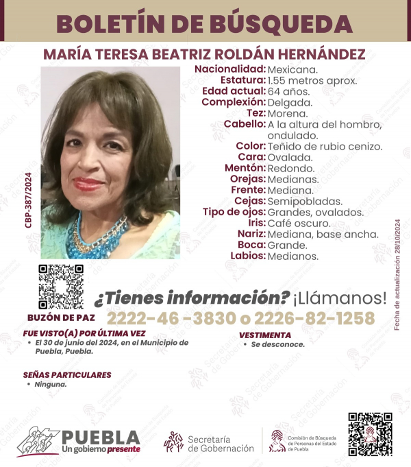 María Teresa Beatriz Roldán Hernández - ACTUALIZACIÓN