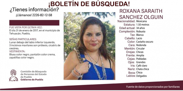 Roxana Saraith Sánchez Olguin.