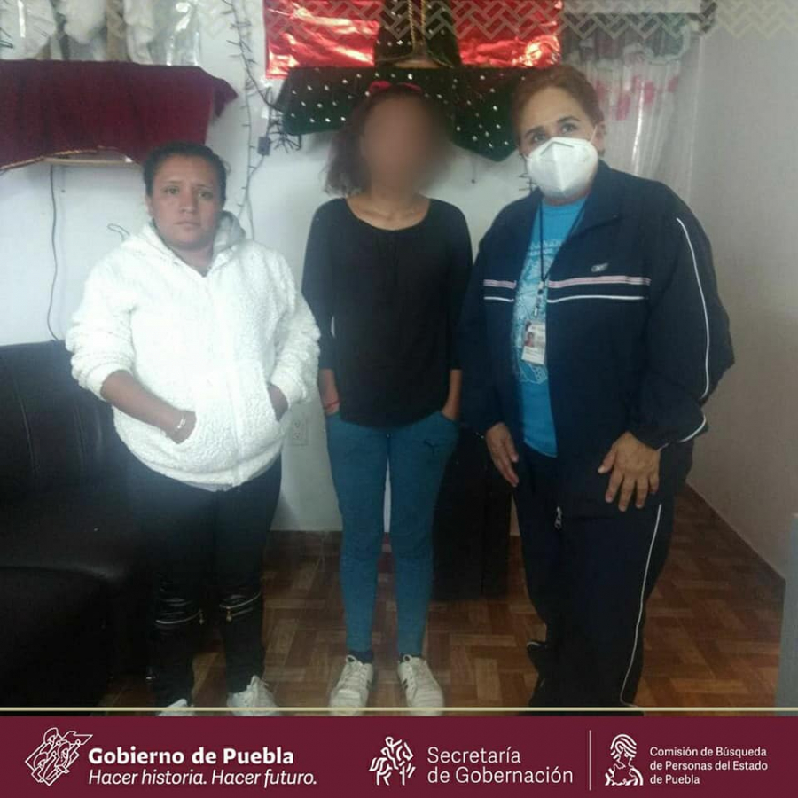 Se llevaron a cabo acciones de búsqueda en Cuautlancingo, Puebla para lograr localizar a la menor B. P. C. H
