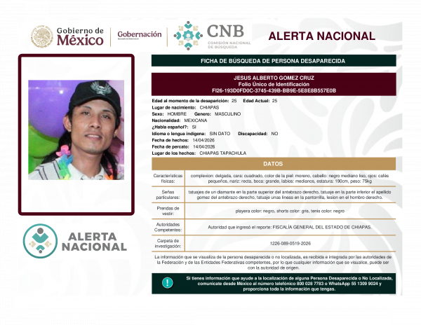 JESUS ALBERTO GOMEZ CRUZ