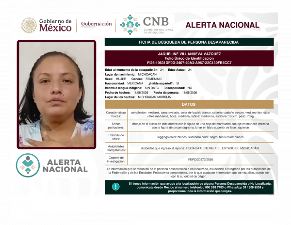 JAQUELINE VILLANUEVA VAZQUEZ