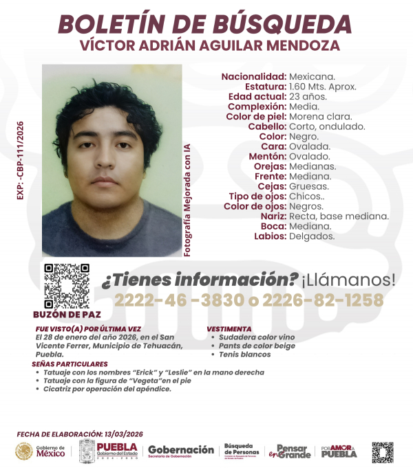 V&iacute;ctor Adri&aacute;n Aguilar Mendoza