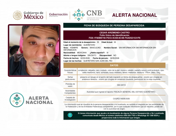 CESAR ARIZMENDI CASTRO