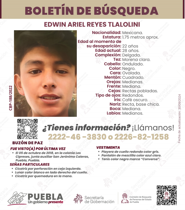 Edwin Ariel Reyes Tlalolini - ACTUALIZACIÓN