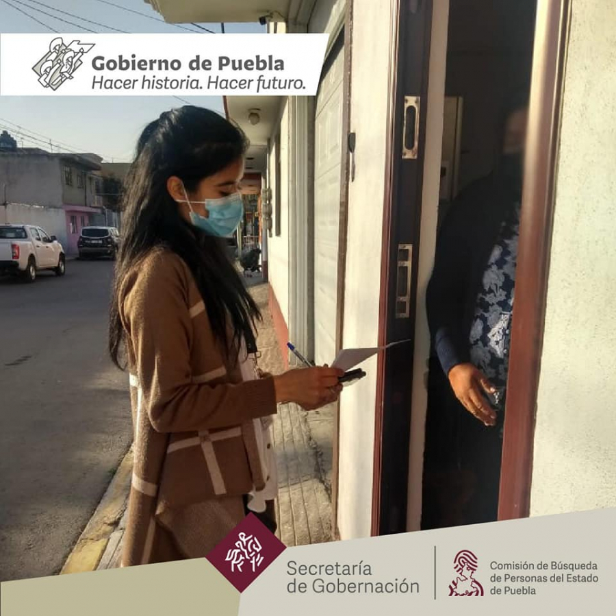 En el cumplimiento de nuestra labor, se realizan Acciones de Búsqueda de Personas Desaparecidas y No Localizadas en la colonia Bosques de Santa Anita de la ciudad de Puebla.