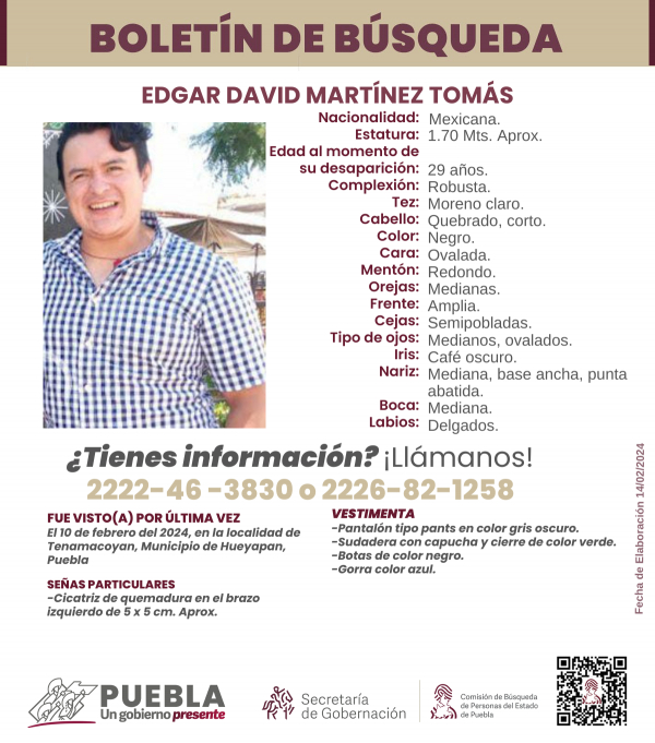 Edgar David Martínez Tomás