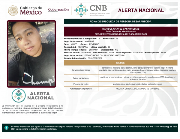 MARISOL CHAVEZ CASARRUBIAS