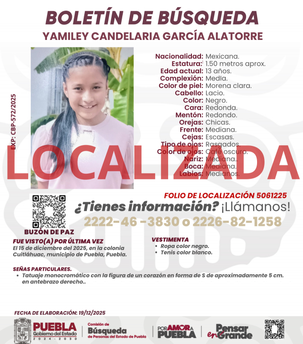 Yamiley Candelaria Garc&iacute;a Alatorre