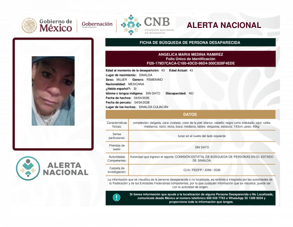 ANGELICA MARIA MEDINA RAMIREZ