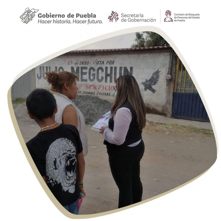 Esta tarde realizamos Acciones de Búsqueda de Personas Desaparecidas o No Localizadas en los alrededores de la colonia Lomas de Coyopotrero de la ciudad de Puebla, Puebla.