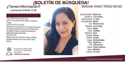 Miriam Yanet Pérez Reyes.