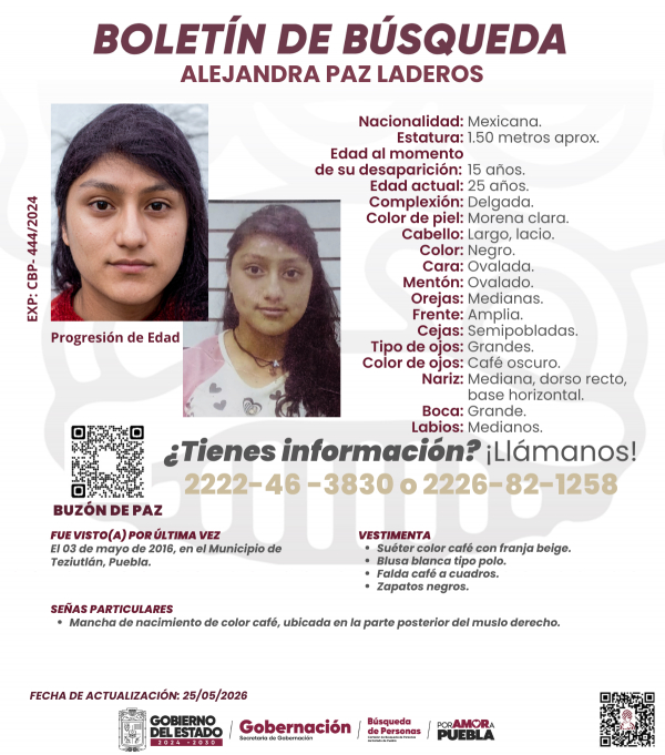 Alejandra Paz Landeros - ACTUALIZACI&Oacute;N