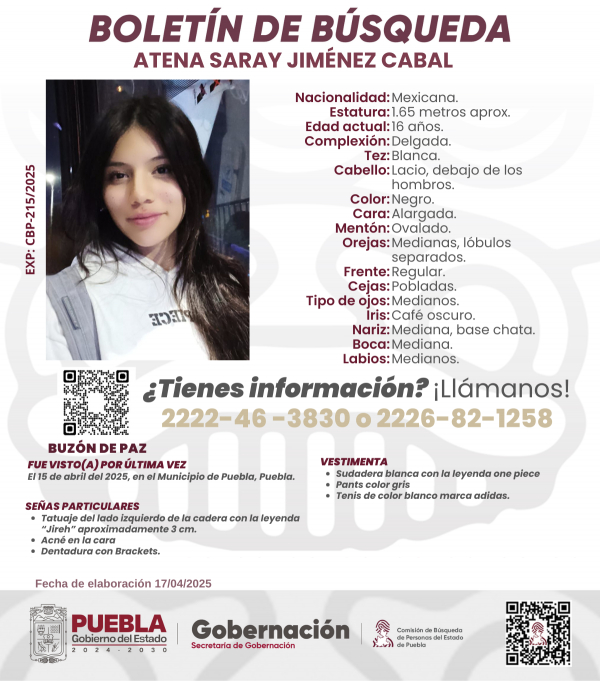 Atena Saray Jiménez Cabal