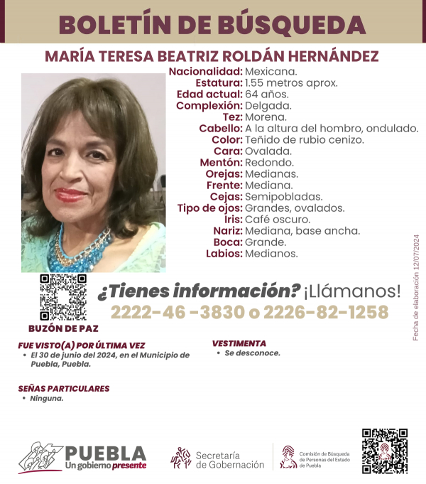 María Teresa Beatriz Roldán Hernández