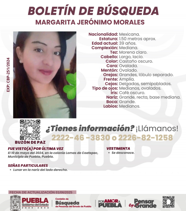 Margarita Jerónimo Morales - ACTUALIZACIÓN