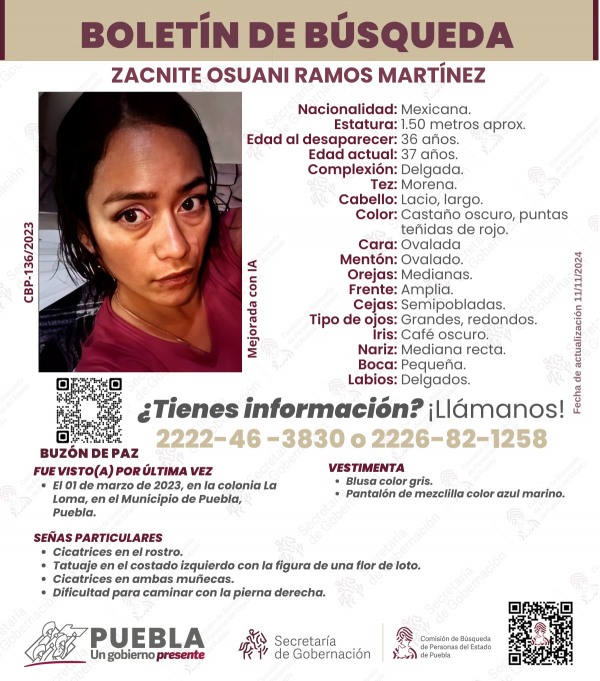 Zacnite Osuani Ramos Martínez - ACTUALIZACIÓN